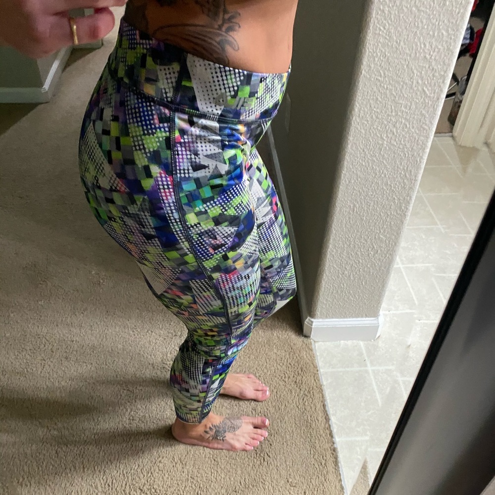 Compression pants holds everything up tightly.